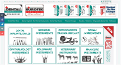 Desktop Screenshot of dentalinstrumentsco.com